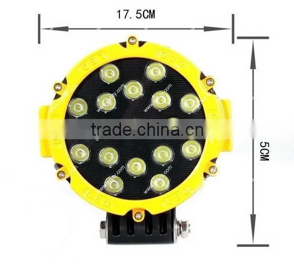 7 inch 51W High Power LED Driving Light LED Work Light For Offroad,Atv,4x4 Accessories