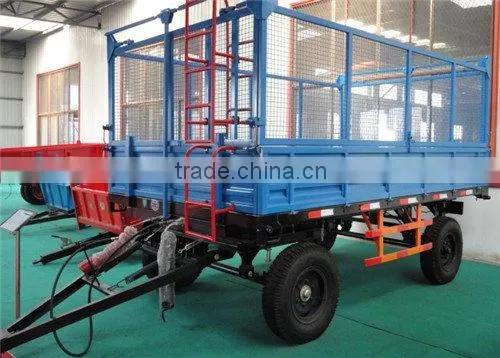 Farm machines hydraulic dump trailer for tractor
