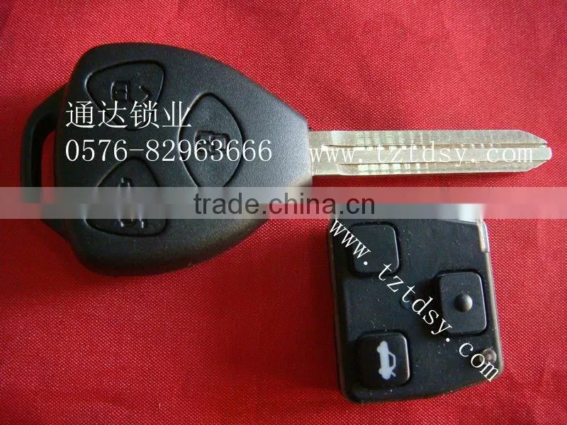 Tongda car key blade .top quality unique keys 3 button TOY47 key blade for Toyota