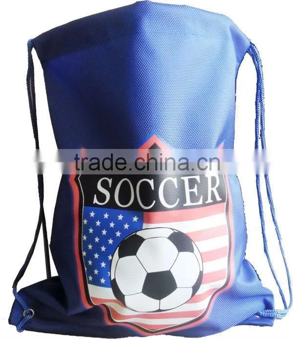 1680D printed polyester soccer ball bag,football bag