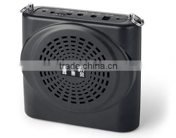 Portable lecture amplifier of black appearance K-671 15W power amplifier