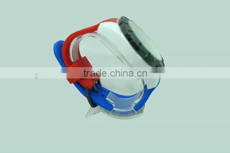 2016 Hot Sell Products Bros Pirate Baby Lion Unisex Waterproof PVC Band Rubber Wrist Blue Red Watch