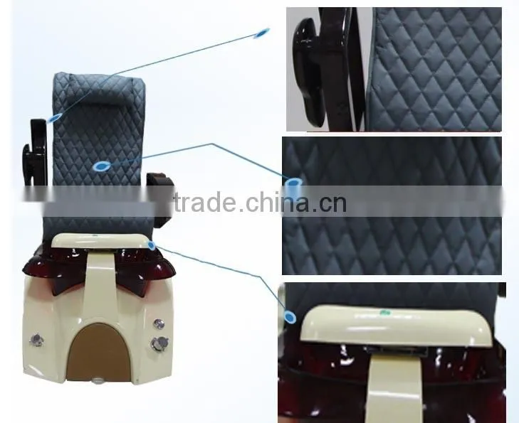 Glass bowl spa pedicure shower foot stool
