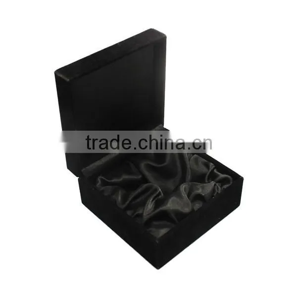 High gloss piano black wooden perfume bottle box
