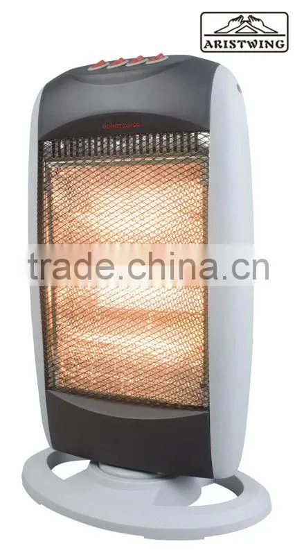 1200W Electric Heater By 3 Halogen Tubes Heating
