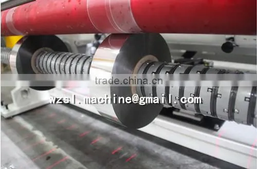 (Model SLFQ-L) Ruian Supplier PLC Control Full Automatic Slitting Rewinding Machine