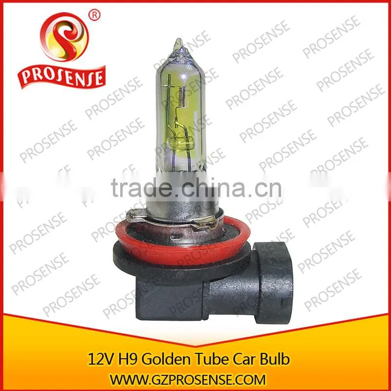 Prosense Car fog light halogen h9 100w 12v bulb ( Golden Tube)