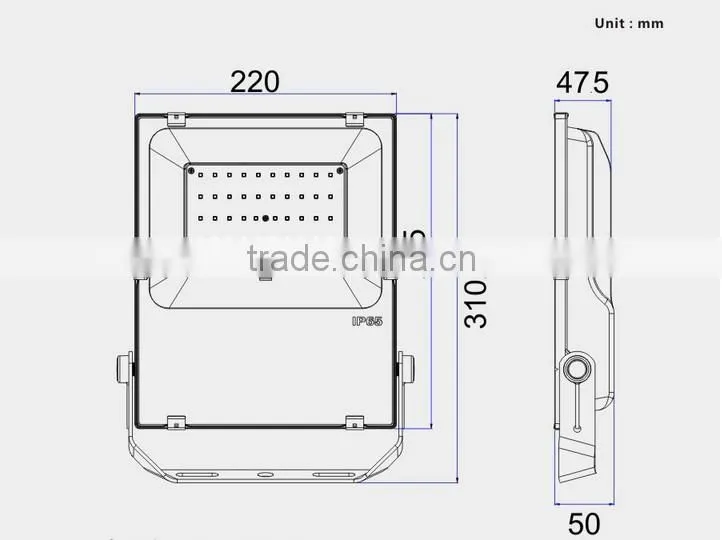 50W outdoor floodlighthigh lumen reflector, 50w led floodlight.rgb floodlight
