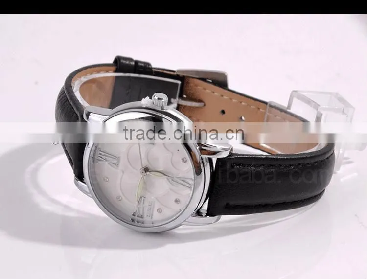 Leather Strap Women Wrist Watch Gift