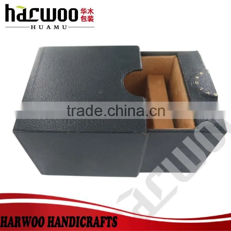 fantastic leather watch box,pu leather watch storage box,new design leather watch box
