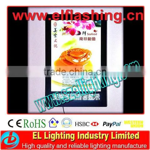 Aluminous led ligthing poster box -- good design poster