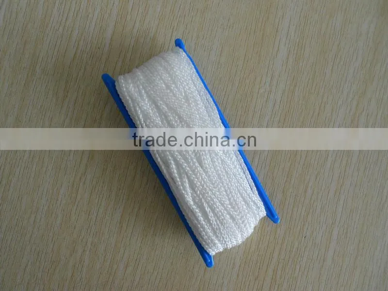 56743# 4mmx20m white polypropylene rope, guyline