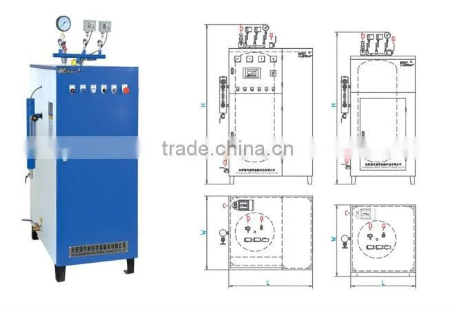 Heating boiler with oil(gas) as fuel