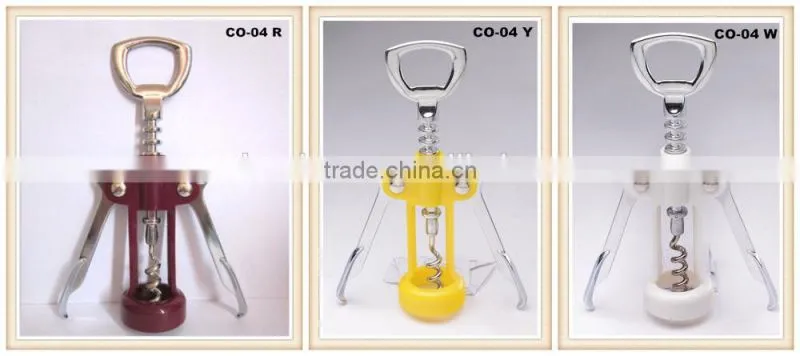 Butterfly corkscrew opener, fashional wine cork opener, factory can make mold, CO-04