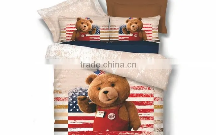 2014 new 3D kids bedding set