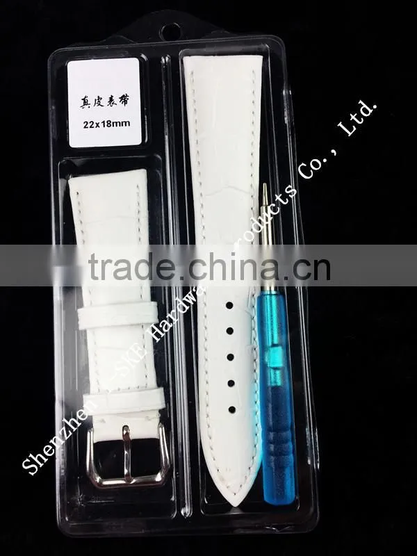 White Color with Screwdriver for Apple Watch Band , Best Quality Leather Strap for Apple Watch