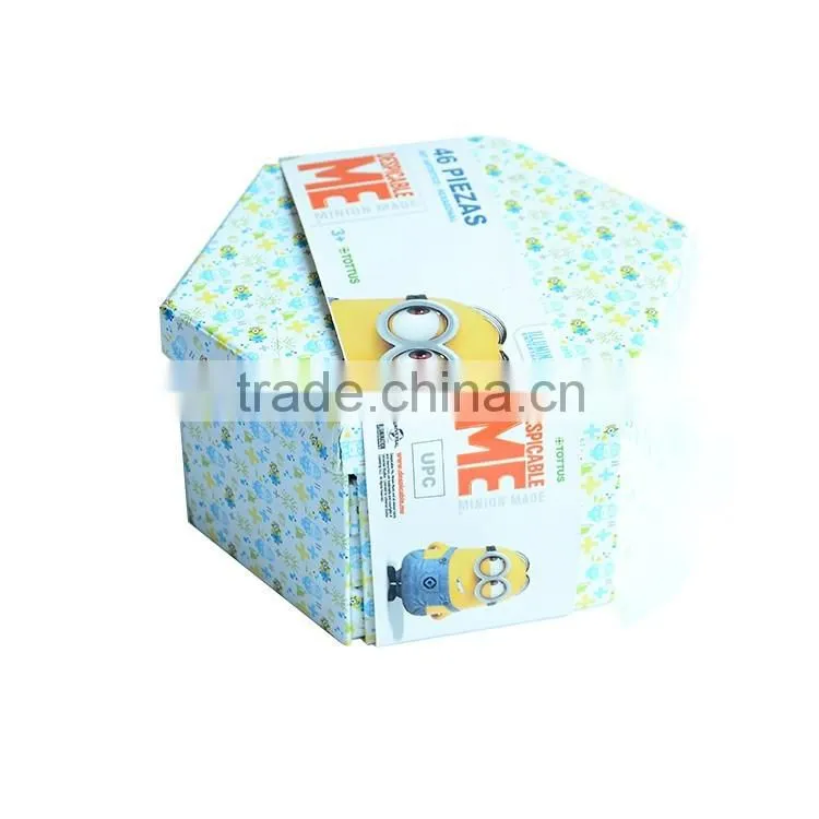 52PCS high quality wholesale art set stationery set with hexangular shape