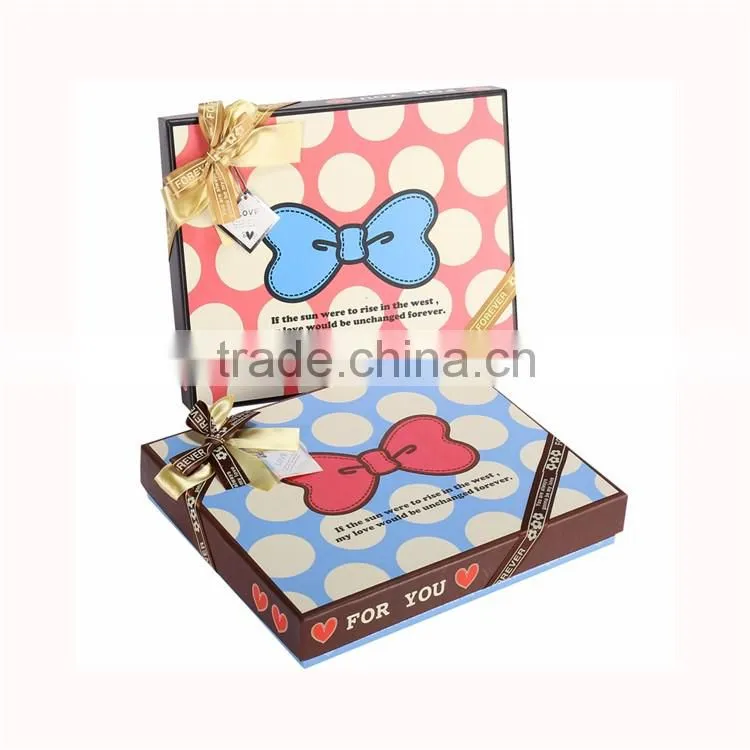 Small size custom baby paper clothing gift box