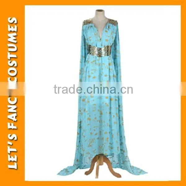 PGWC2562 Halloween game of thrones cosplay daenerys targaryen qarth dress party costume