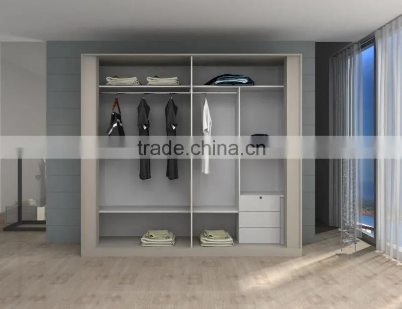 Bedroom wardrobe design high gloss