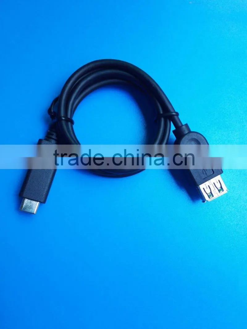 black usb 3.1 c to af cable