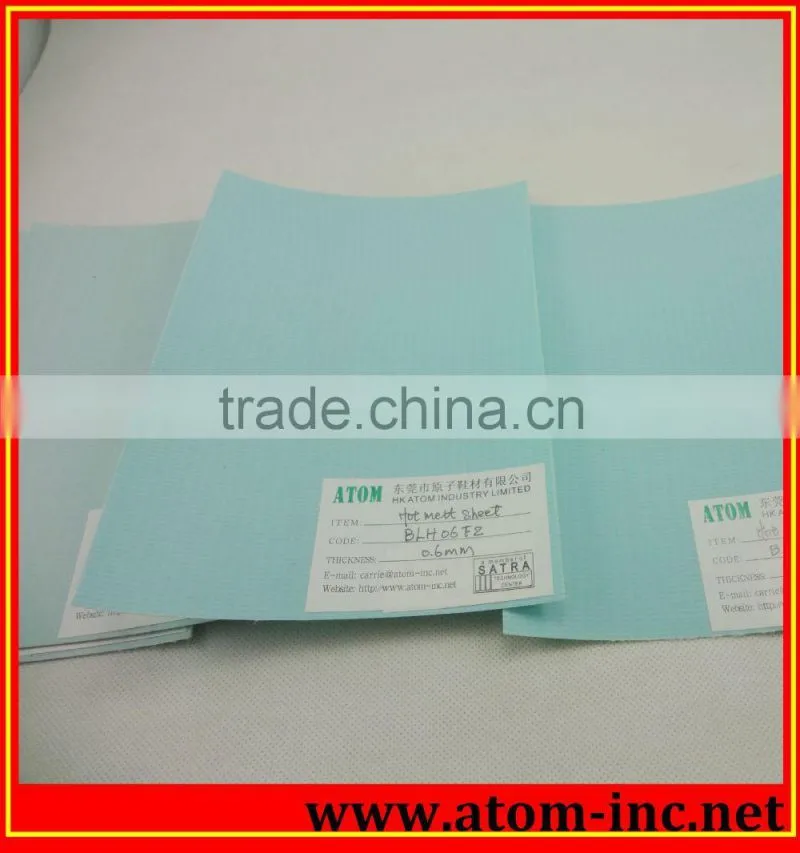 2016 Good Quality TPU Hot Melt Glue Sheet For High Heel Shoes