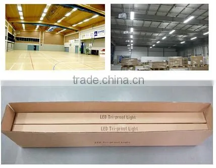 outdoor lighting IP65 led tube light with motion sensor and dimmer 25W 30W