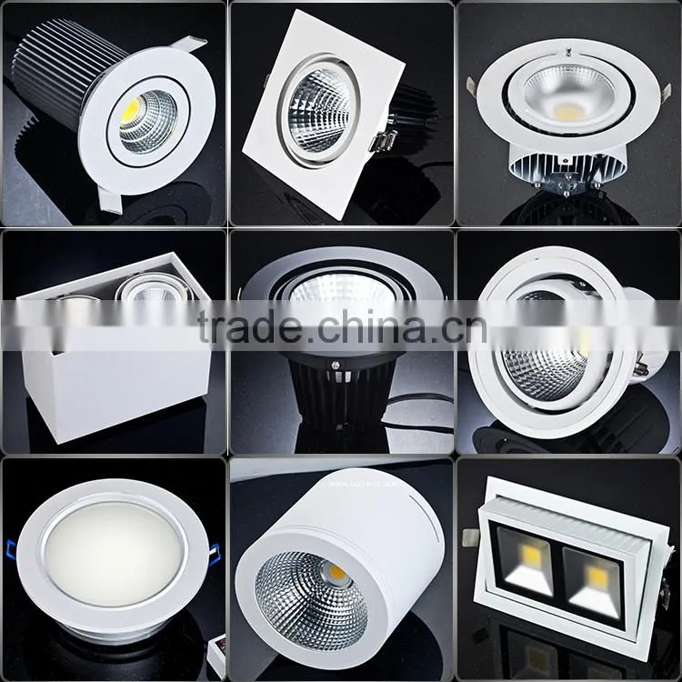 black or white finish 30w led surface mounted downlight square