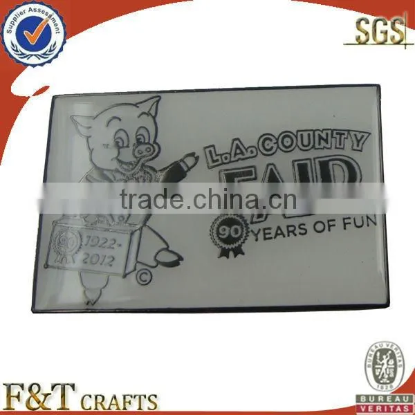 custom shape metal animal badge for promotion