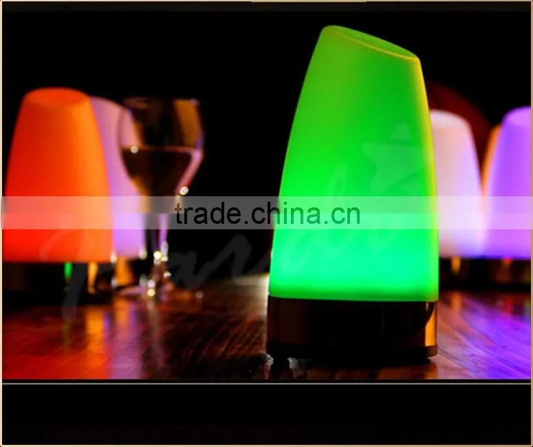 D90*H180mm LED rechargeable cordless hotel table lamp