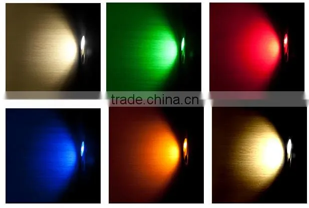 12v new Boat deck lights with Multi colors waterproof 12v warm white led decking lights