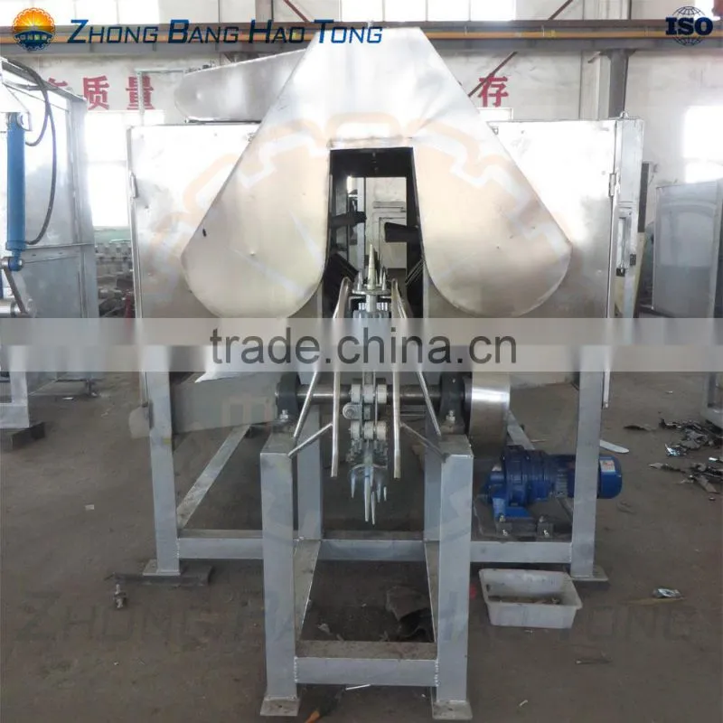 rotary functioning pig feet hair removing machine for pig slaughterhouse