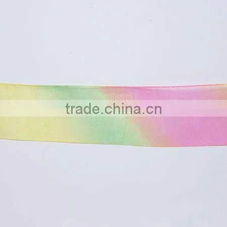 Colorful Tie Dyed Organza Ribbon for Jewelry Making(ORIB-Q008-1)