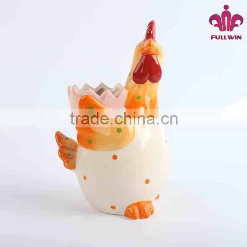 Creative rooster ceramic milk cup