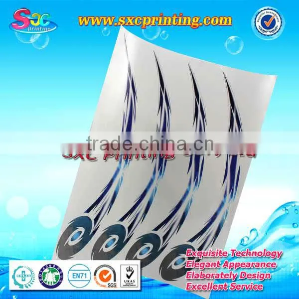 transparent vinyl sticker with high quality