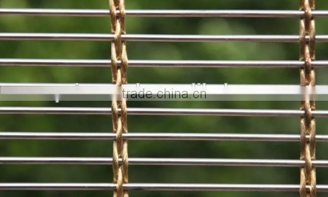 Woven wire drapery/Decorative metal woven curtain