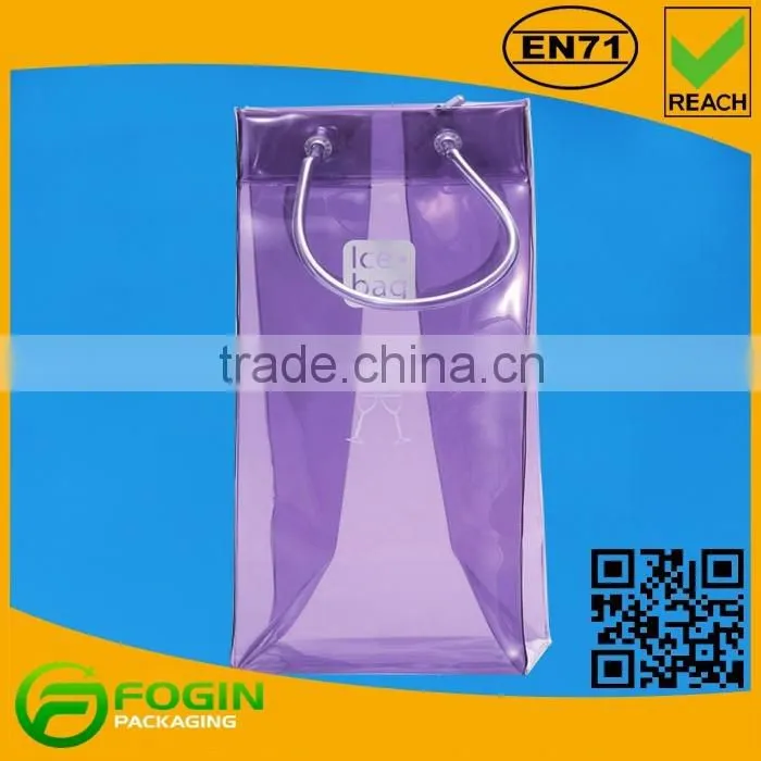 low moq pvc travel wine bag for cooling