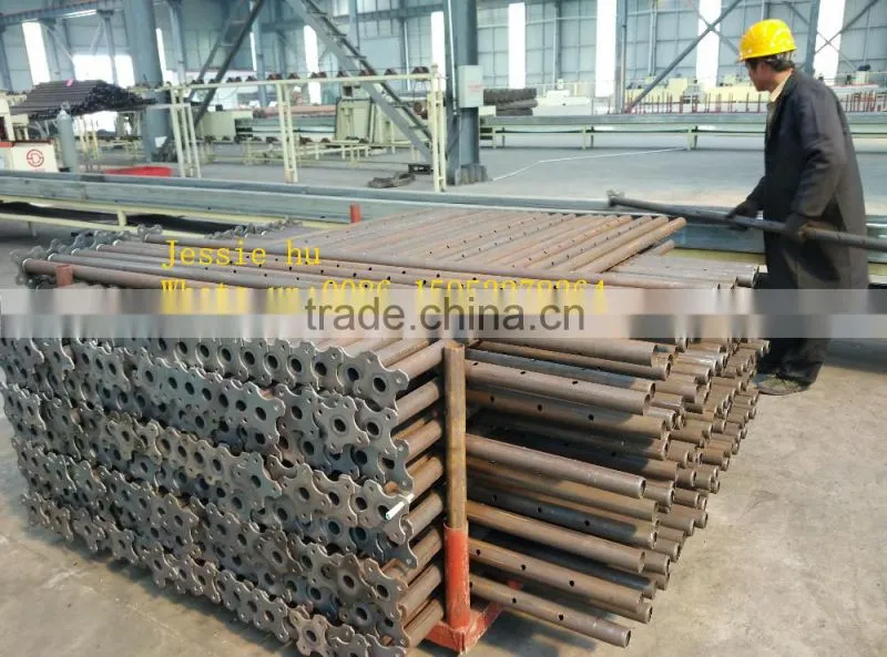 Adjustable 5m steel pole steel pole price pole for construction support