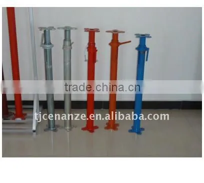 red painted used in construction/scaffolding shoring post props jack and pull push scaffolding props