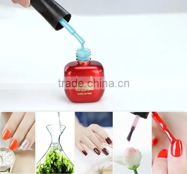 Stock offer 168colors nail UV/LED gel polish soak off gel polish