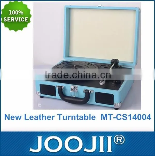 NEW Arriving Popular Turntable Record Player with PU Leather Coverd