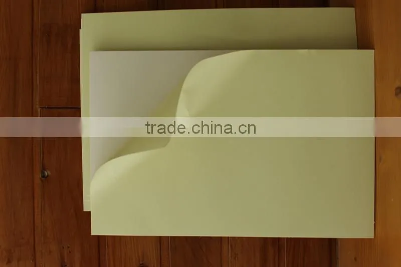Alibaba China high quality cheap price white cardboard sheet for albums