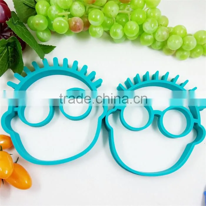Heat resistant Silicone fried egg mold Pancake Rings, Non Stick Bakeware Accessories Kitchen Tools silicone egg mold