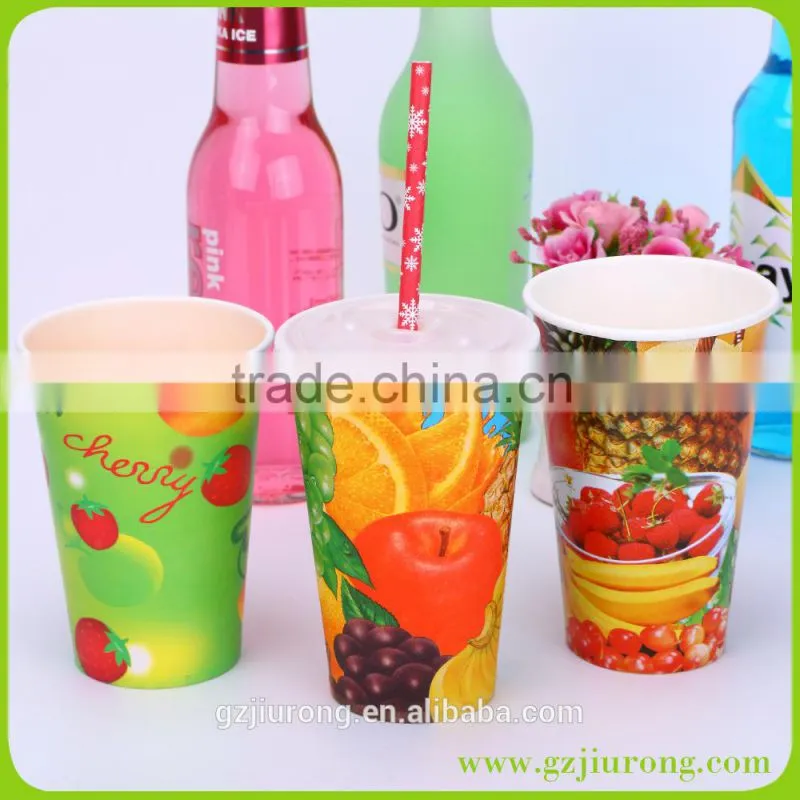 12OZ & 16OZ Fresh Fruit Paper Juice Cup