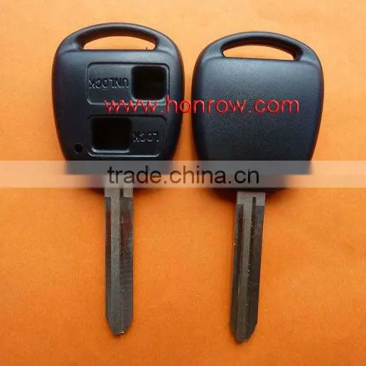 Toyota Key Blank & Toyota 2 button remote key blank with TOY43 blade