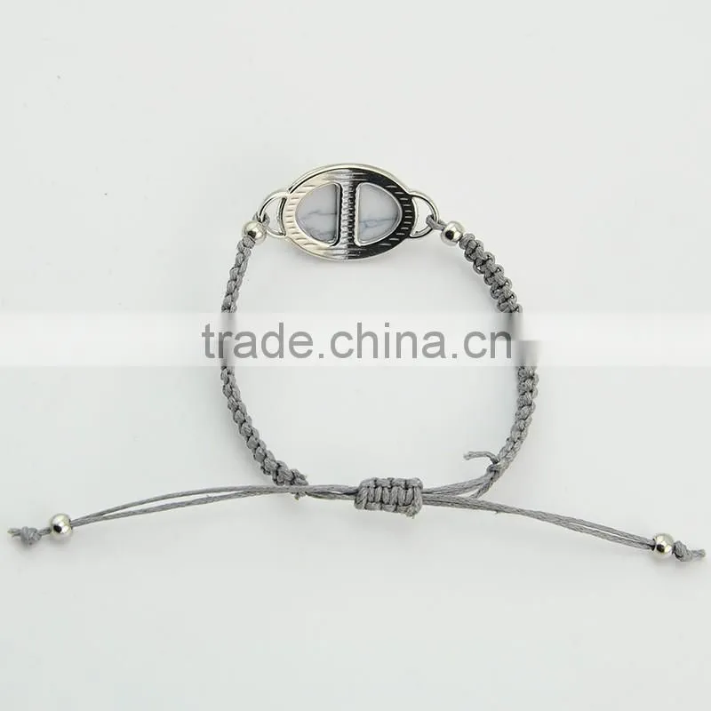 2016 Fashion Women Jewelry Natural Stone Rope Bracelet
