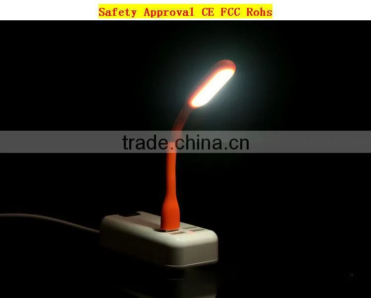Wholesale Colorful Flexible Mini Portable USB Led Book Lamp