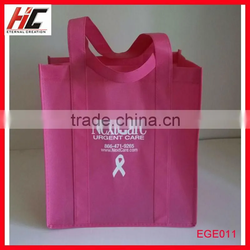 Yiwu factory custom cheap and high quality Non woven Shopping Bag eco sling bag