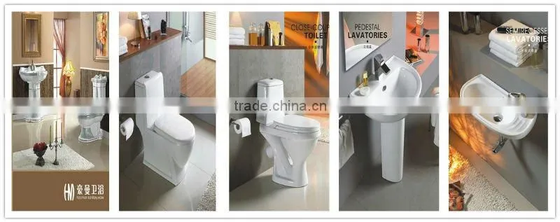HM-H-03 ceramic wall mounted hand wash basin
