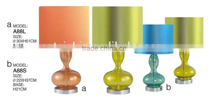 glass table lamp